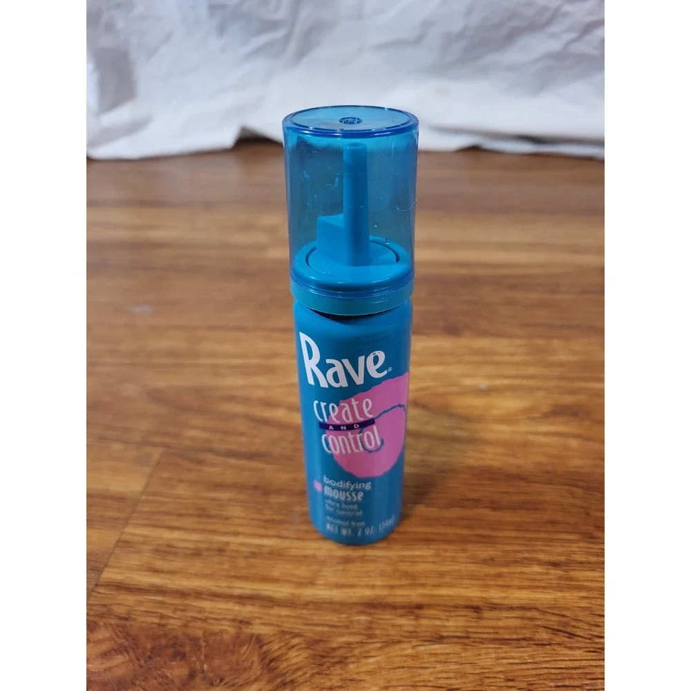 Vintage Travel‎ Size Rave Bodifying Mousse 2 Oz